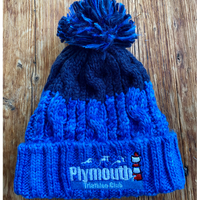 Azure & Navy Bobble Hat